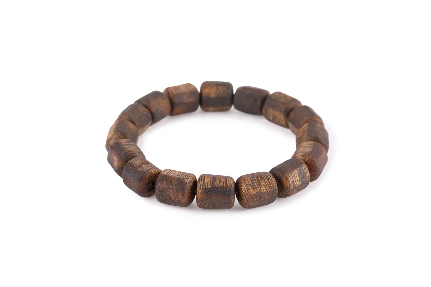 Cylindrical Kynam Agarwood Bracelet 10mm | TACHIAN Natural Aloeswood - TACHIAN