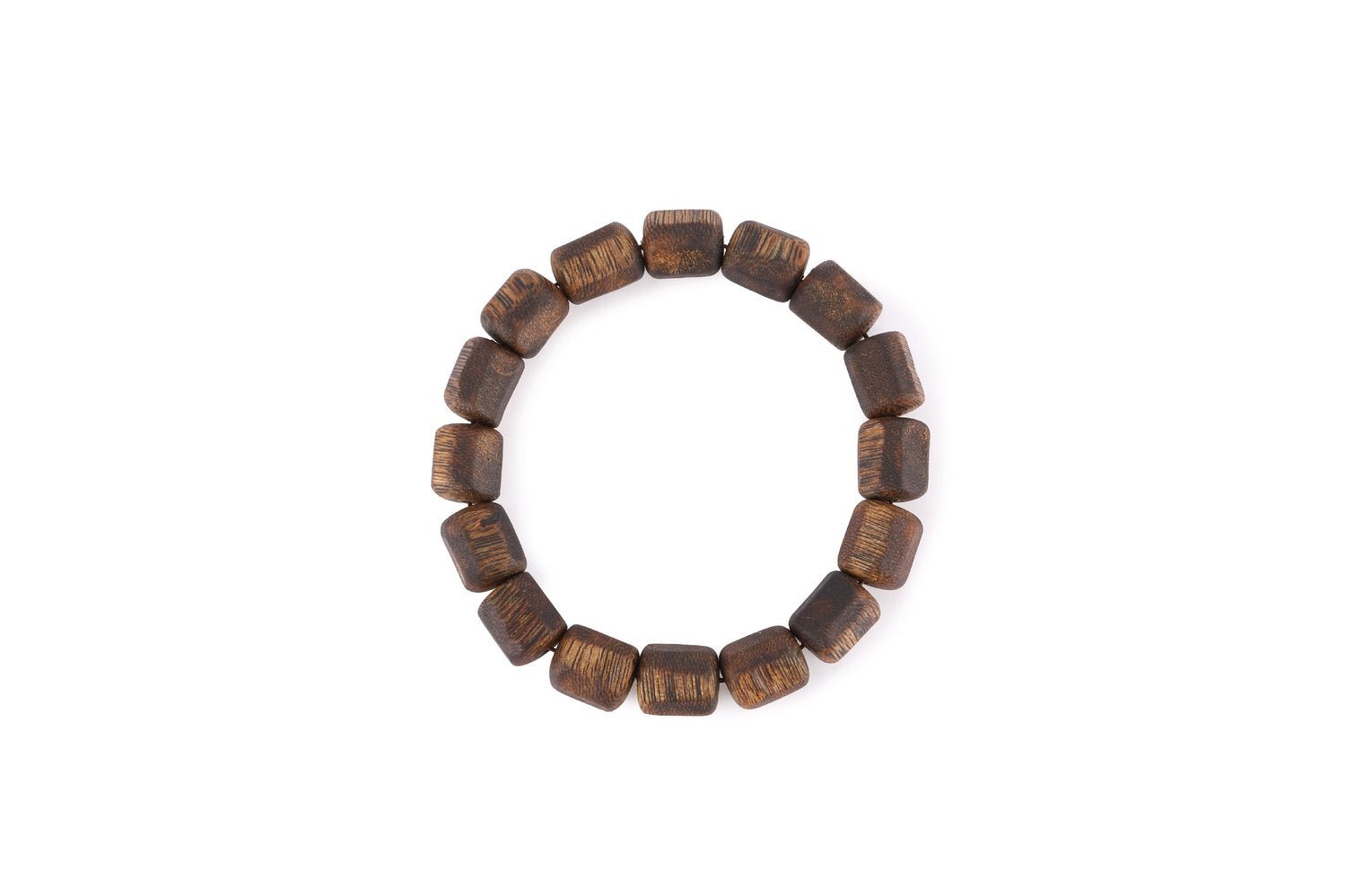 Cylindrical Kynam Agarwood Bracelet 10mm | TACHIAN Natural Aloeswood - TACHIAN