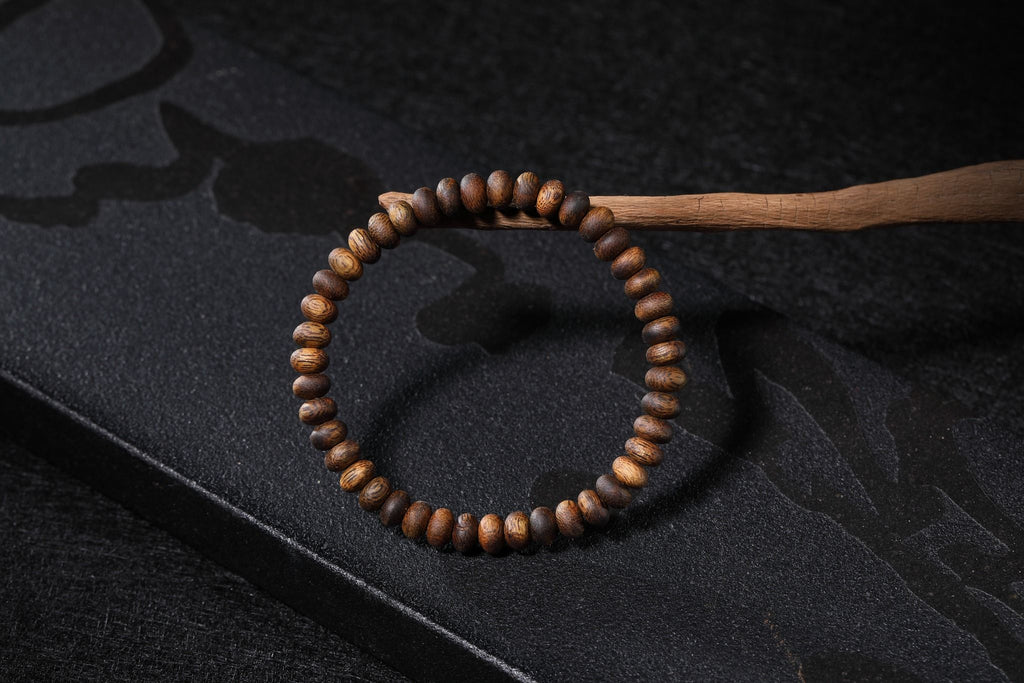 Agarwood Abacus Bead Bracelet | TACHIAN Natural Aloeswood - TACHIAN