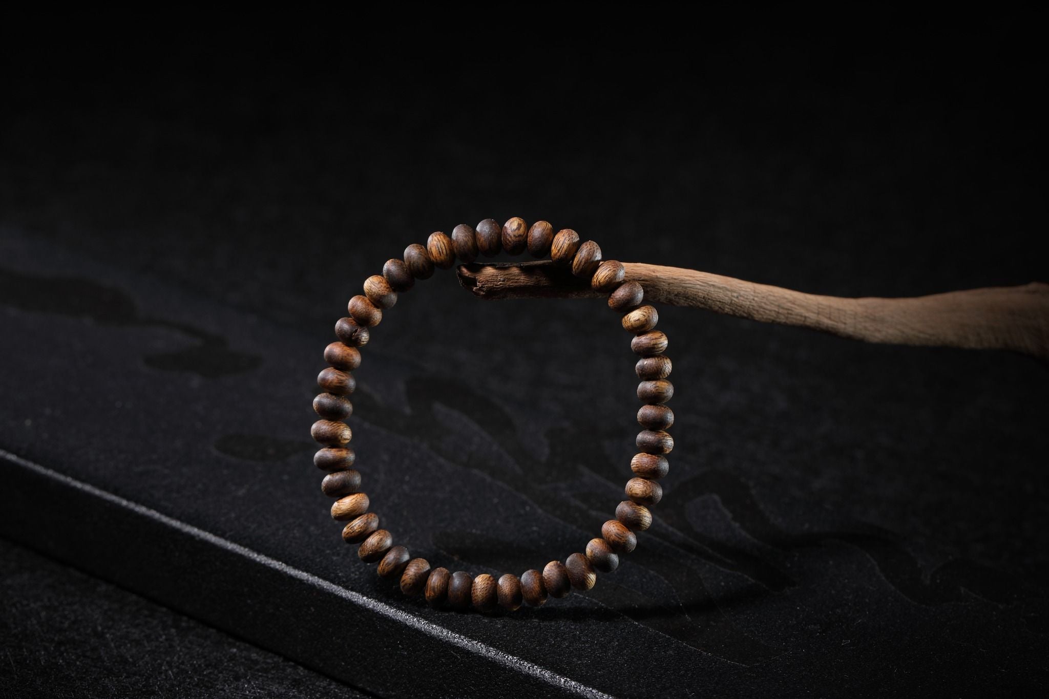 Agarwood Abacus Bead Bracelet | TACHIAN Natural Aloeswood - TACHIAN